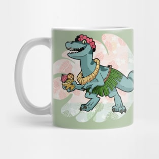 Pickles Goes Hawaiian (with leaf) Mug